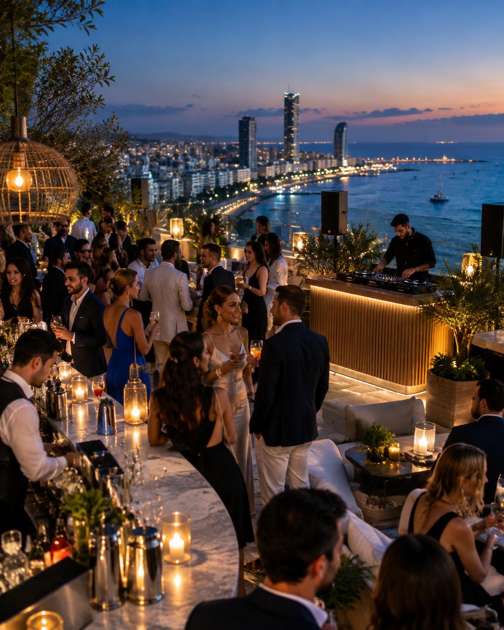 A Night Above the Sea